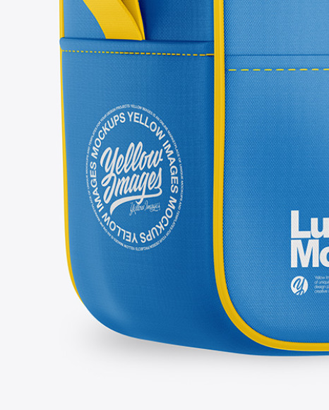 Download Lunch Bag Mockup In Bag Sack Mockups On Yellow Images Object Mockups PSD Mockup Templates