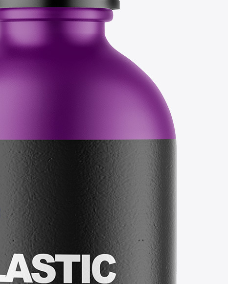 Matte Plastic Dropper Bottle Mockup PSD #1