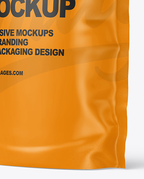 Matte Stand up Pouch Mockup PSD #7