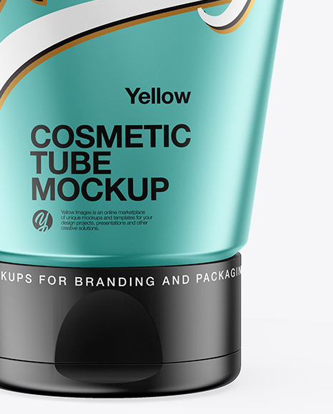 Download 70Ml Metallic Cosmetic Tube Mockup