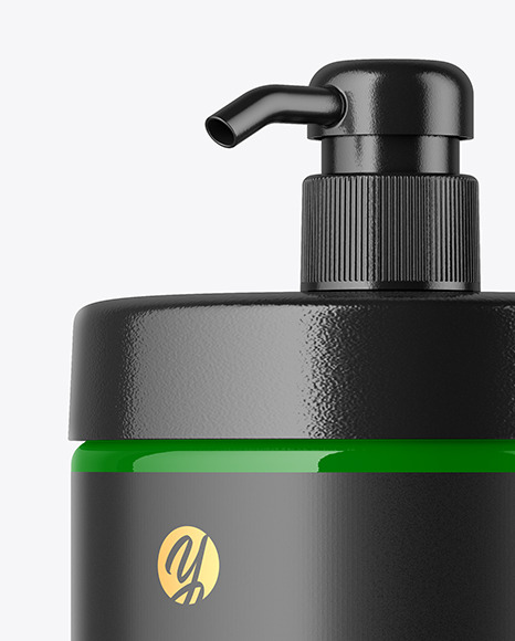 Glossy Plastic Bottle Mockup PSD #2