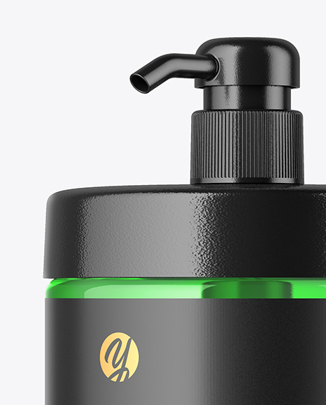 Clear Plastic Bottle Mockup PSD #2