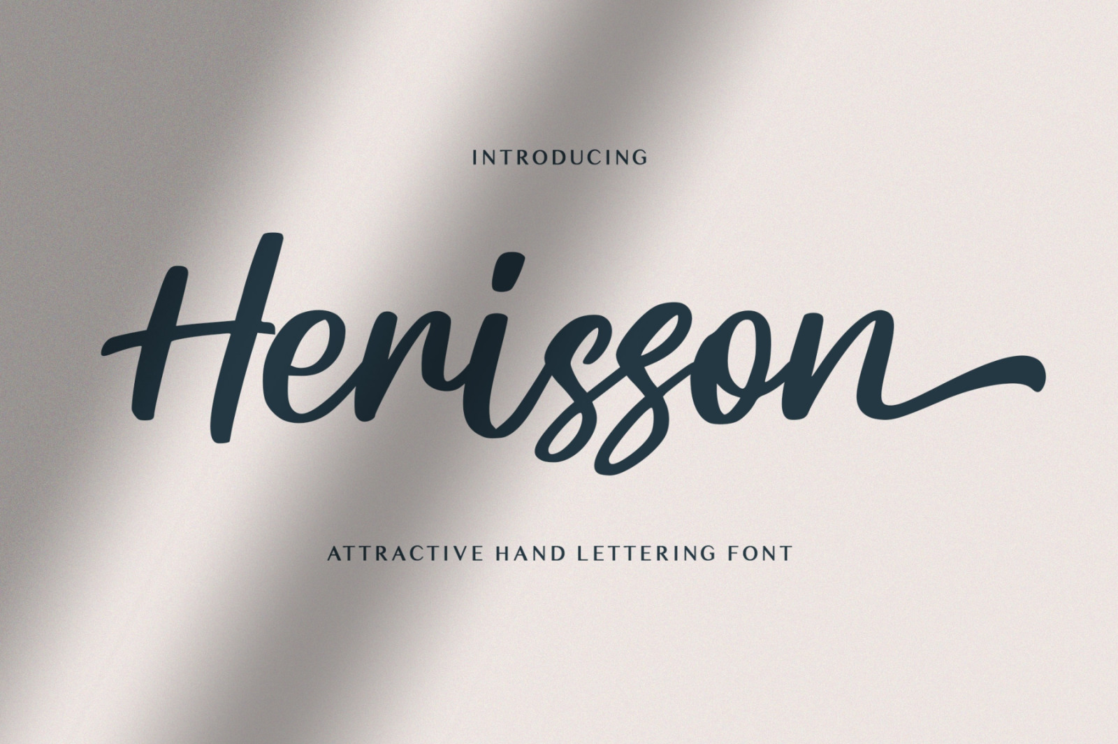 Herisson Attractive Handlettering In Fonts On Yellow Images Creative Store