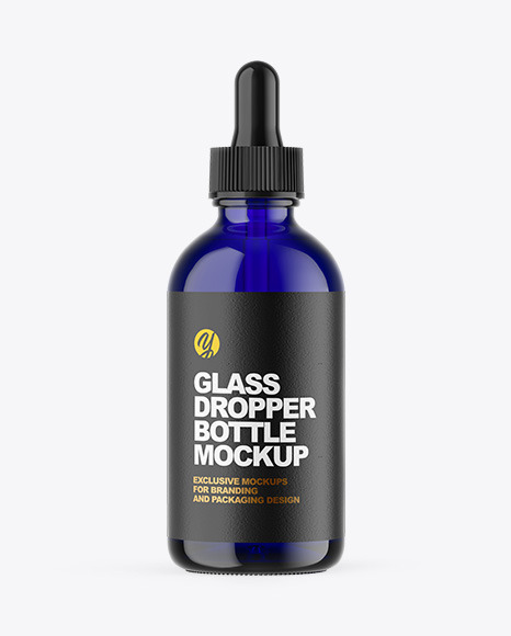 Download Blue Glass Dropper Bottle Mockup In Bottle Mockups On Yellow Images Object Mockups PSD Mockup Templates