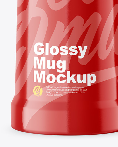Glossy Mug Mockup PSD #1