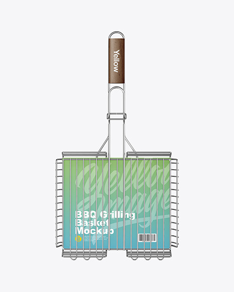 Portable Grilling Basket Mockup PSD #2