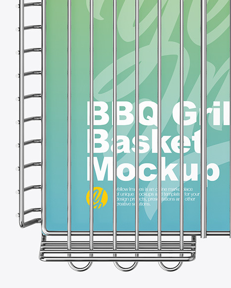 Portable Grilling Basket Mockup PSD #6