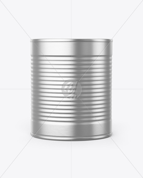 Tin Can With Pull Tab Mockup In Can Mockups On Yellow Images Object Mockups