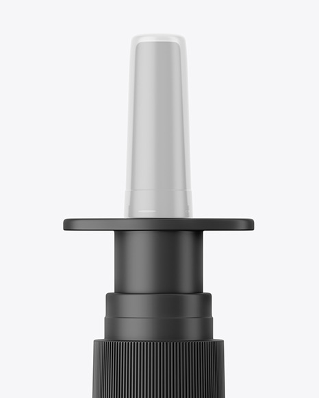 Matte Nasal Spray Bottle Mockup PSD #7