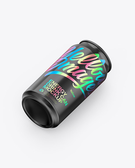 Glossy Can Mockup PSD #1