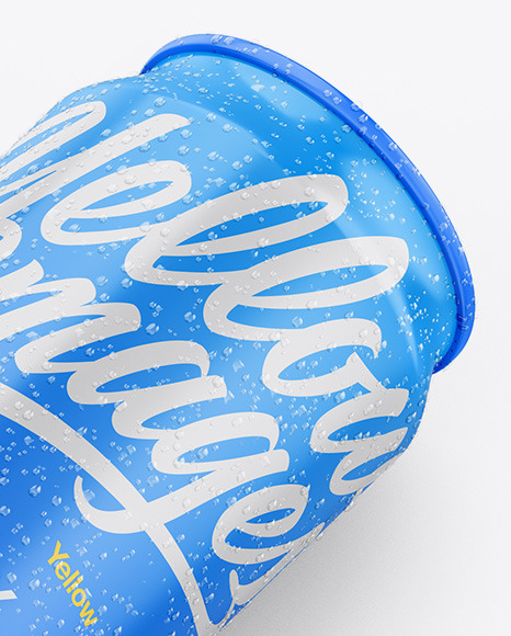 Glossy Can Mockup PSD #6