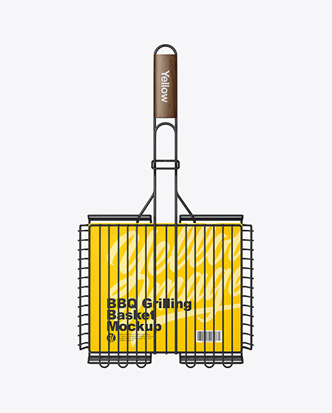 Portable Grilling Basket Mockup PSD #2