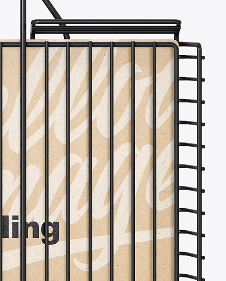 Portable Grilling Basket Mockup PSD #7