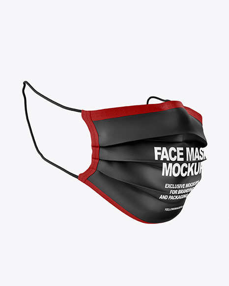 Download Medical Face Mask Mockup In Apparel Mockups On Yellow Images Object Mockups PSD Mockup Templates