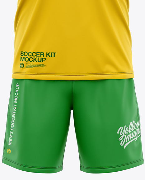 Download Full Soccer Kit In Apparel Mockups On Yellow Images Object Mockups