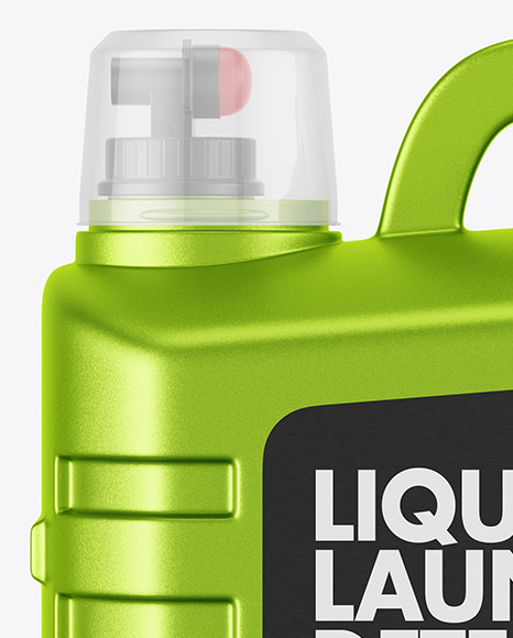 Metallic Jerrycan Mockup PSD #2