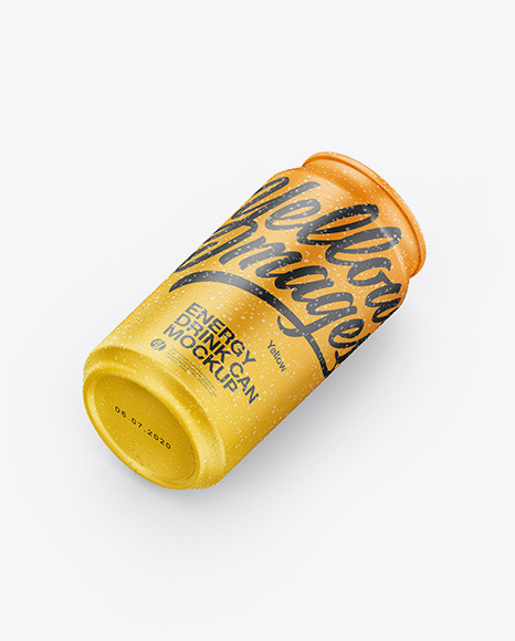 Matte Can Mockup