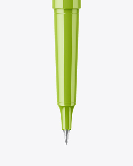 Glossy Pen Mockup PSD #7