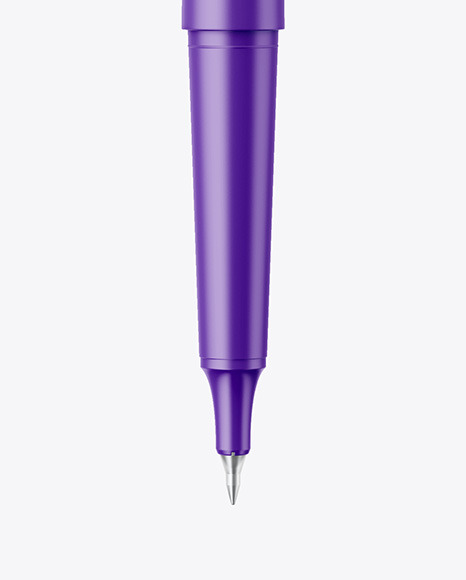 Matte Pen Mockup PSD #7