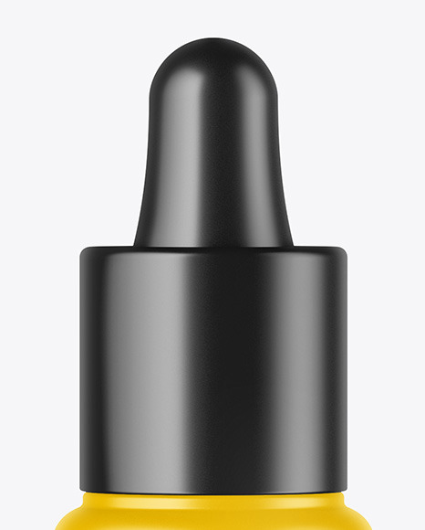 Matte Dropper Bottle Mockup PSD #2