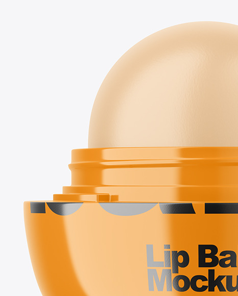 Download Glossy Lip Balm Mockup In Jar Mockups On Yellow Images Object Mockups Yellowimages Mockups