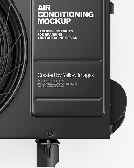 Air Conditioning Mockup   Front View PSD #4