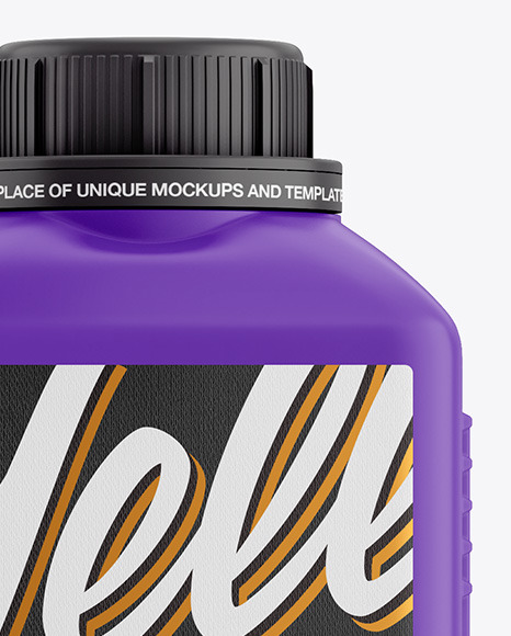 Matte Bottle Mockup PSD #2