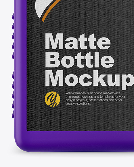 Matte Bottle Mockup PSD #1