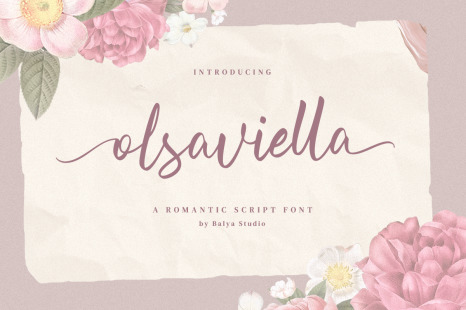 Olsaviella Signature Font