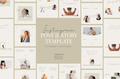 Minimalist Beauty Instagram Template