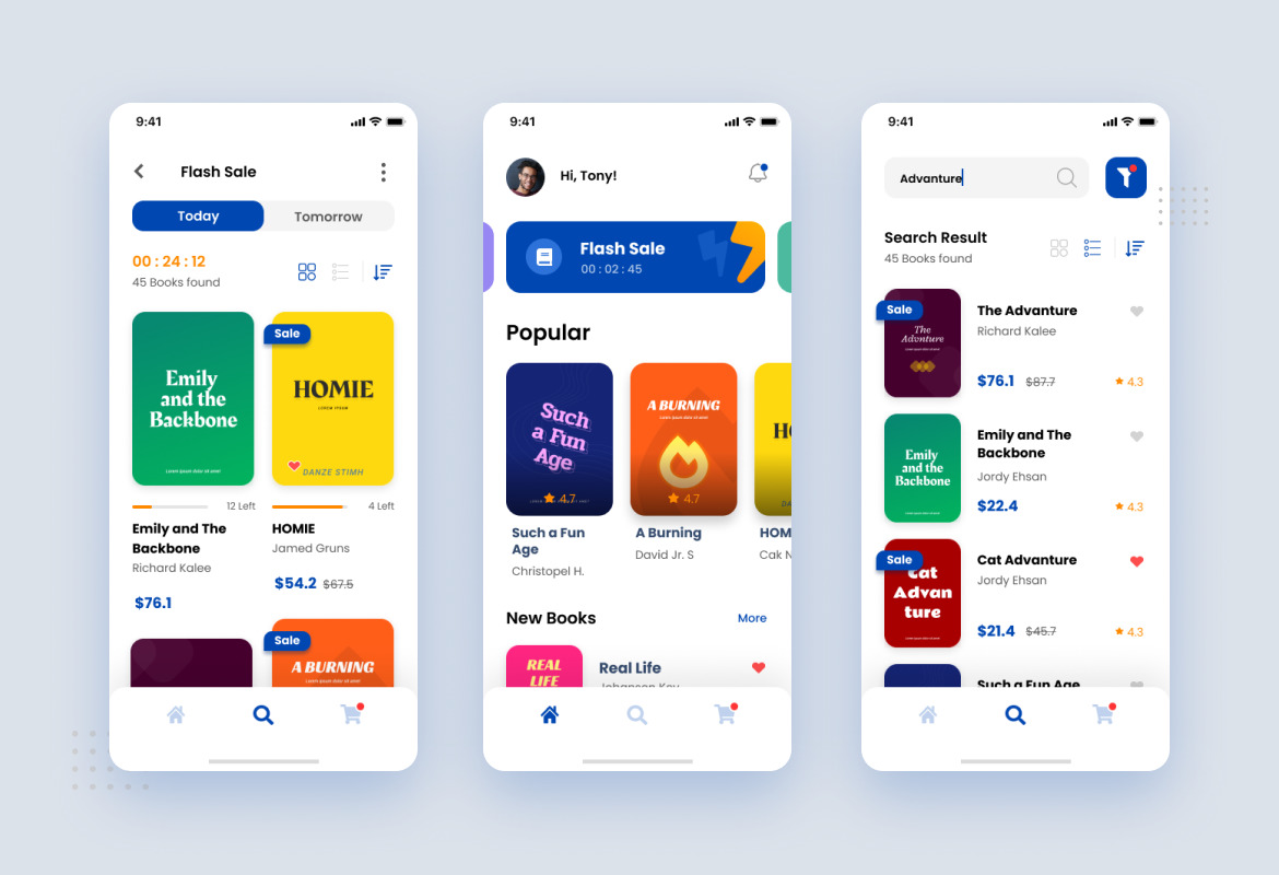 Download Bukushop Book Store Ios App Design Template In Ux Ui Kits On Yellow Images Creative Store PSD Mockup Templates