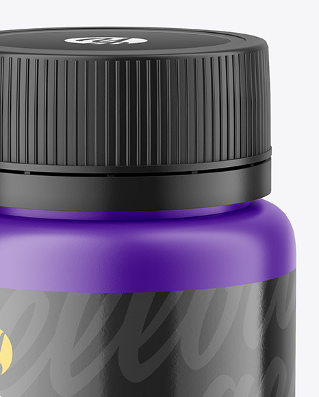 Matte Bottle Mockup PSD #2