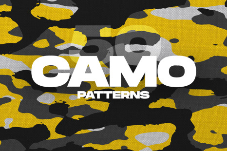 Camouflage Patterns Collection - 50 Digital Backgrounds