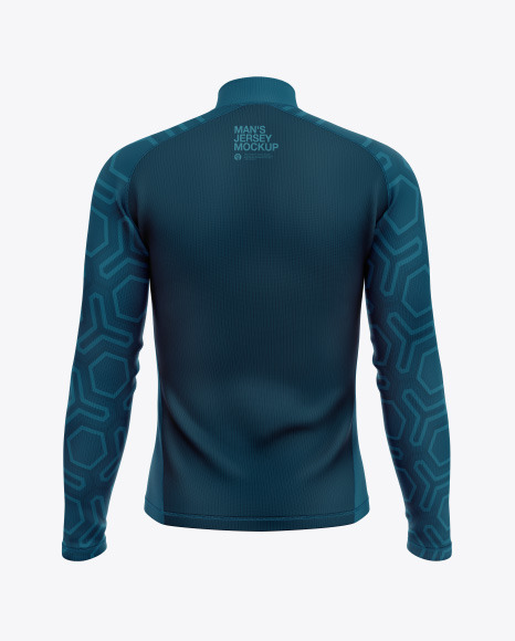 Men&#039;s Jersey With Long Sleeve Mockup