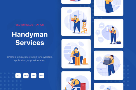 M146_Handyman Service Illustrations
