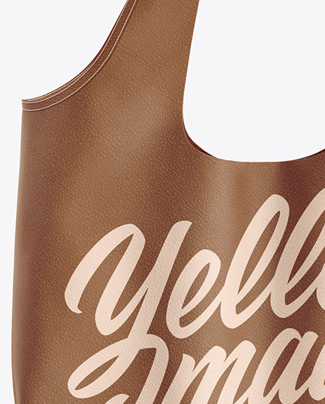 Download Leather Bag Mockup In Apparel Mockups On Yellow Images Object Mockups