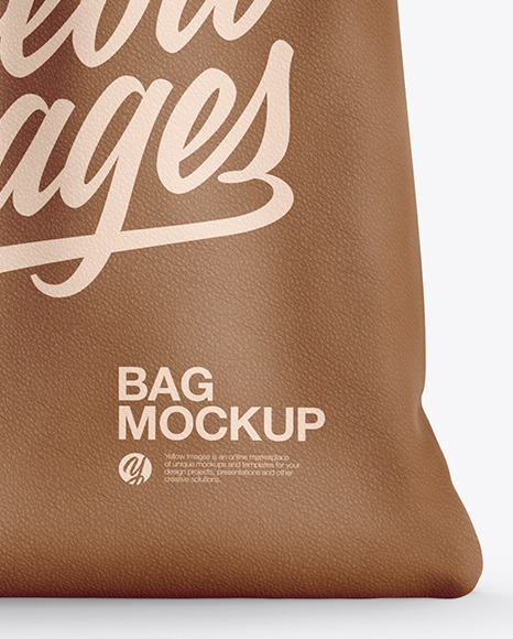 Download Leather Bag Mockup In Apparel Mockups On Yellow Images Object Mockups