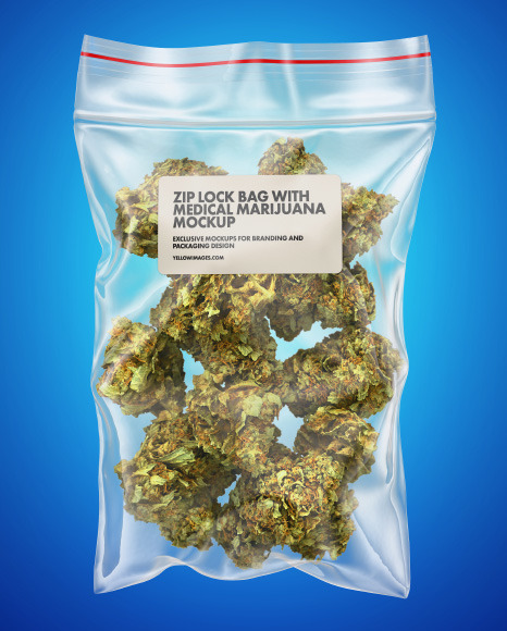 Medical Marijuana Bag Mockup in Bag & Sack Mockups on ...