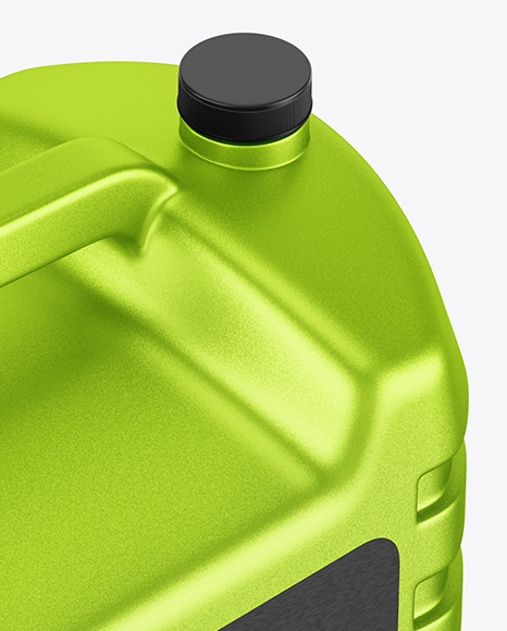 Metallic Jerrycan Mockup PSD #2