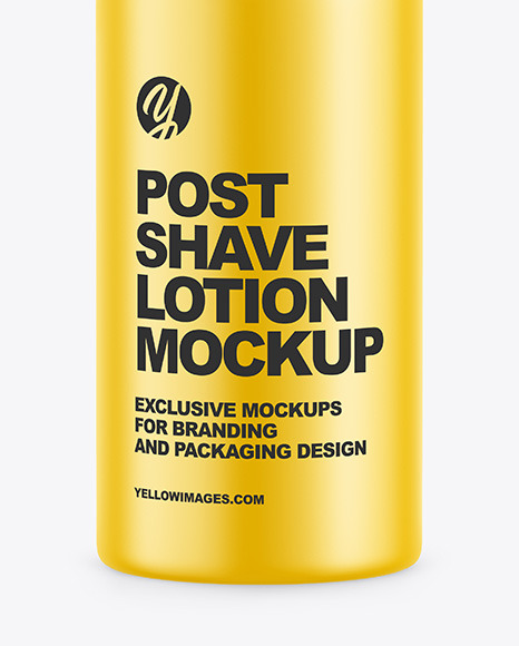 Matte Post Shave Lotion Mockup PSD #1