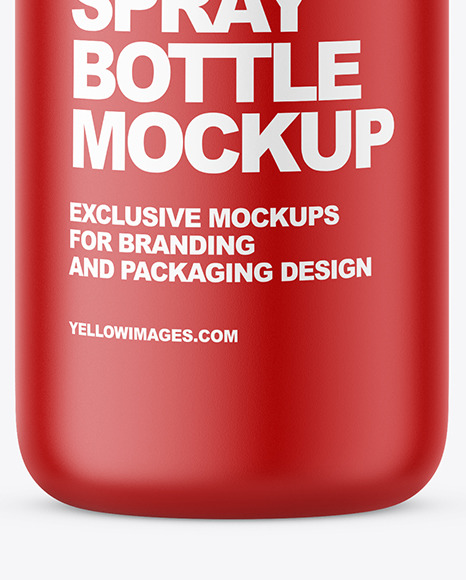 Plastic Spray Bottle Mockup PSD #6