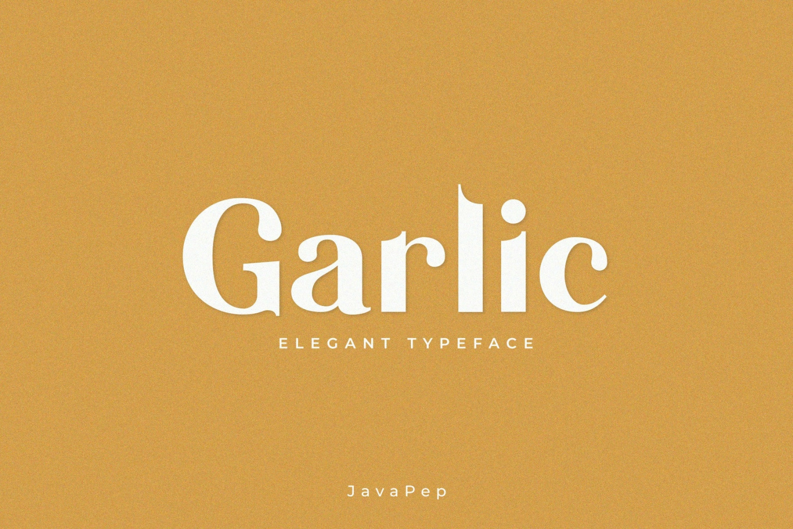 Garlic Elegant Font In Fonts On Yellow Images Creative Store