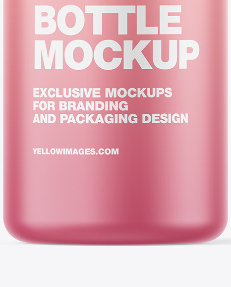 Matte Bottle Mockup PSD #7