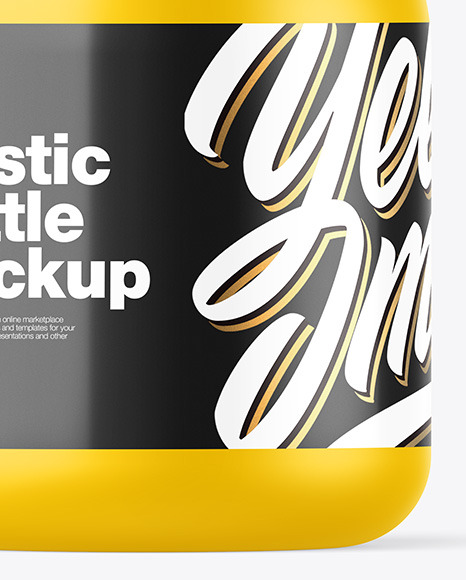 Matte Bottle Mockup PSD #1