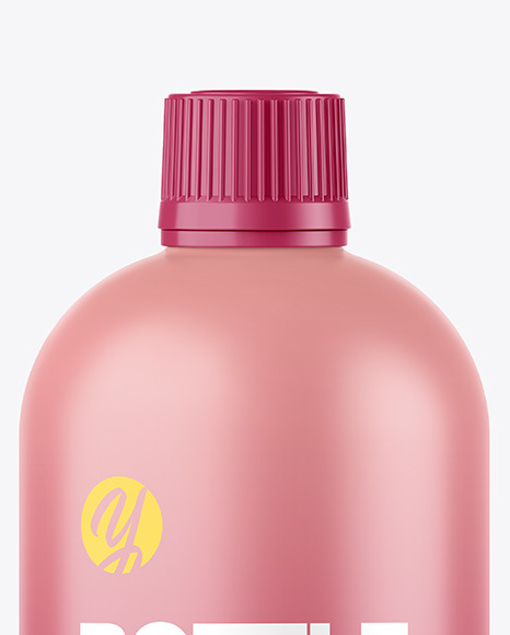 Matte Bottle Mockup PSD #7