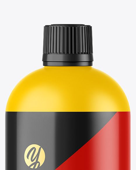 Matte Bottle Mockup PSD #1