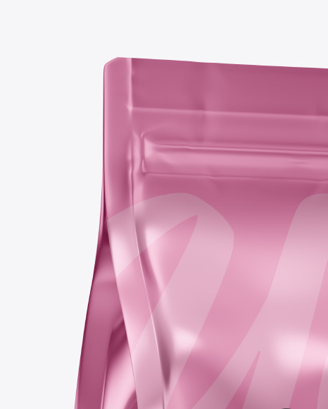 Metallic Food Bag Mockup PSD #2