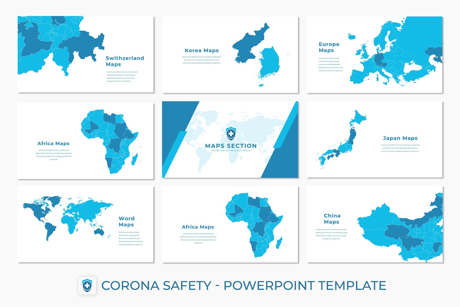 Download Corona Safety Powerpoint Template In Presentation Templates On Yellow Images Creative Store PSD Mockup Templates