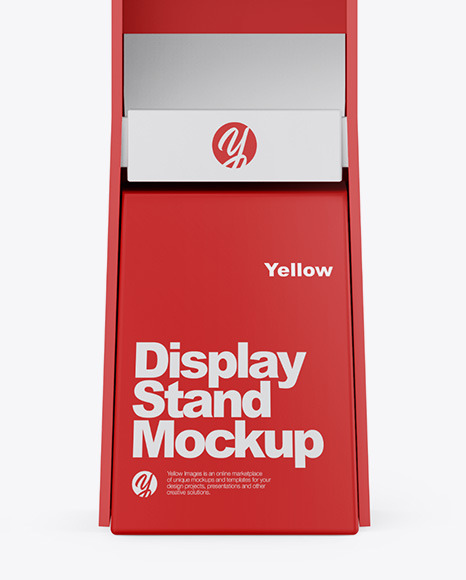 Download Display Stand Mockup In Object Mockups On Yellow Images Object Mockups Yellowimages Mockups