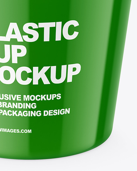 Plastic Cup Mockup PSD #4